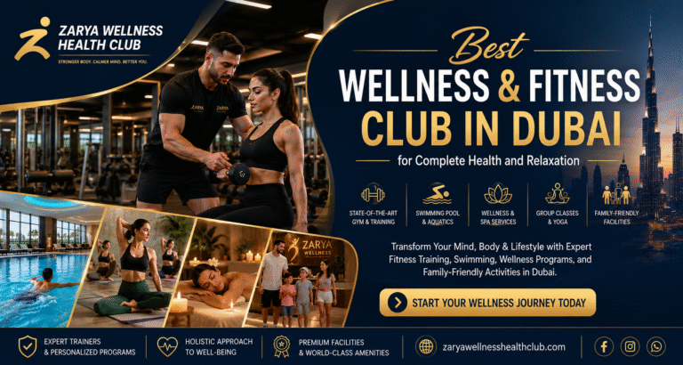 Best Wellness & Fitness Club in Dubai for Complete Health and Relaxation